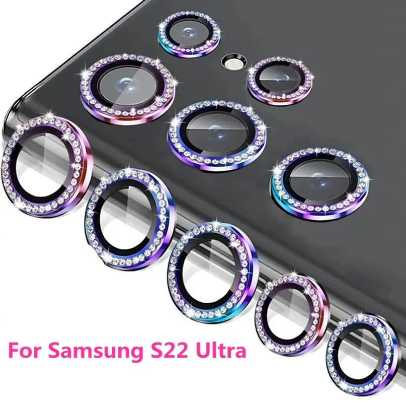 Pre Ultra farebný farebný fotoaparát Chrániče fotoaparátu Chrániče kovovej kamery pre Samsung S25 pre samsung S22 Ultra Accessories