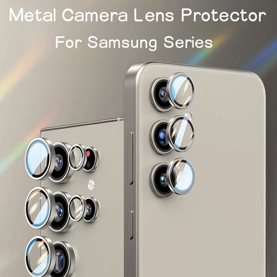 Pre Ultra -Metal Camera Camera chránič objektívu S24 S24 Pase Camera Camera pre Samsung Galaxy S25 Plus S24+ S24ultra Ring