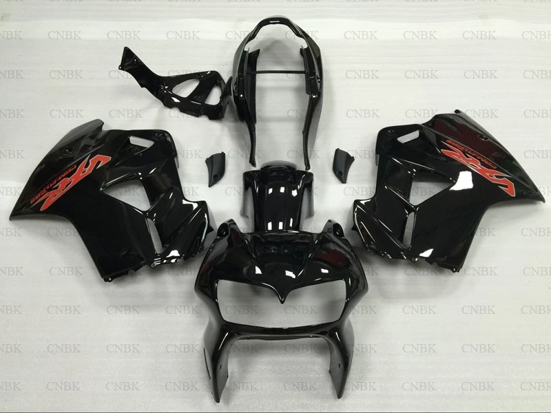 pre VFR 800 1998 - 2001 Body Kits for Honda VFR800 2001 Glossy Black Motocycle Saquing VFR800 1999 Fairings neostrené