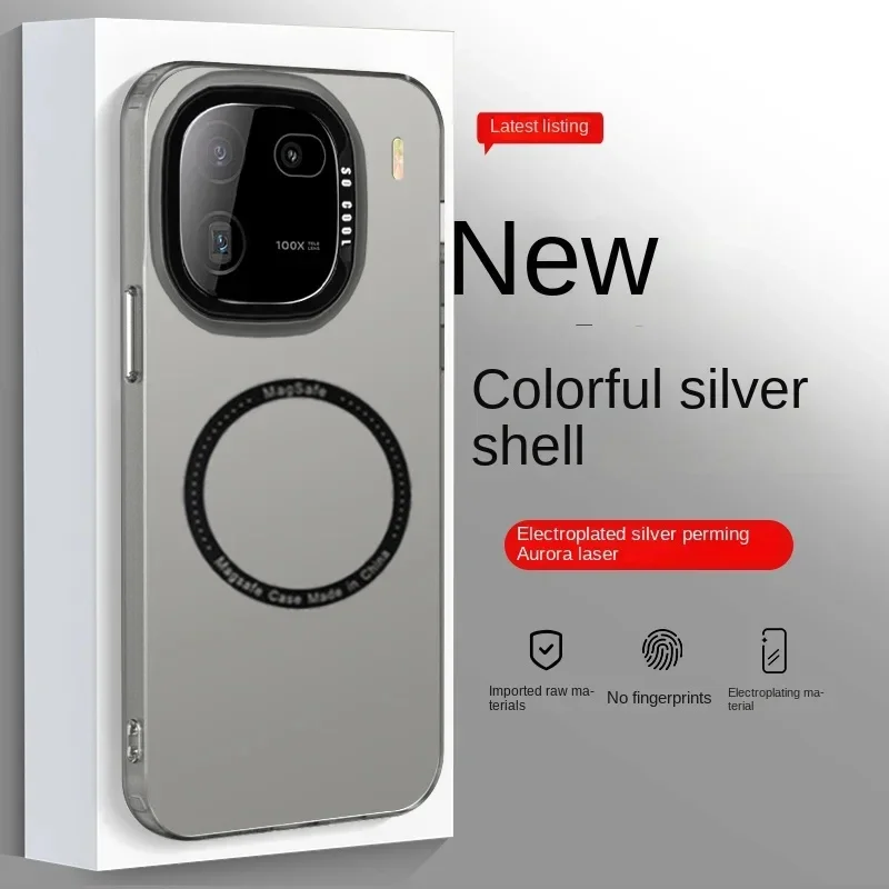 Pre Vivo Iqoo 13/11 Pro Z9 Turbo Neo 10 Case Hard PC Matte Magnetic Magsafe ochranný zadný kryt pre IQOO 13 Telefónne shell