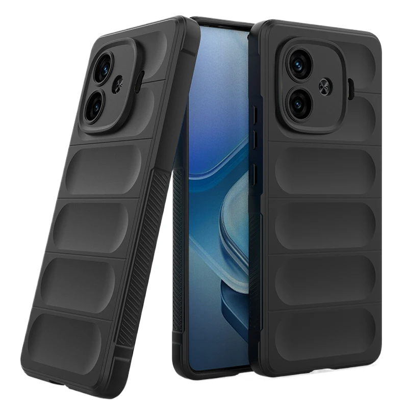 Pre Vivo Iqoo Z9 Turbo Z9X 5G zadné puzdro Soft Silikone Anti-Fall Shock odolný v oblasti ochrany telefónu Funda Coque Case