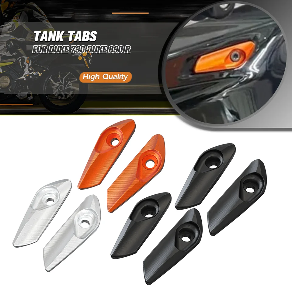 Pre vojvodu 790 2017-2020 Duke 890 R 2022-2024 Motocyklové príslušenstvo Hliníková palivová nádrž Tabs Dekoratívny pás Duke 890 2021-2024