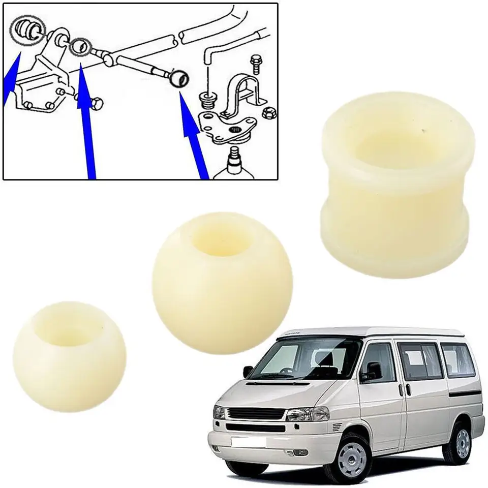 Pre Volkswagen Camper Van Gear T4 Linkage Selector oprava 701711166 KIT BASHES 7D0711131 RANSporter 015311544 I8Y0