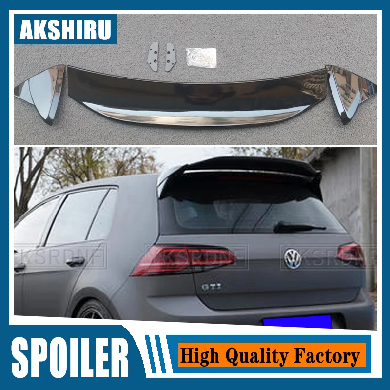 Pre Volkswagen Golf7 Mk7 7.5 GTI/R 2014-2019 ASPEC PPV400 Vysoko kvalitný spoiler ABS AUTO