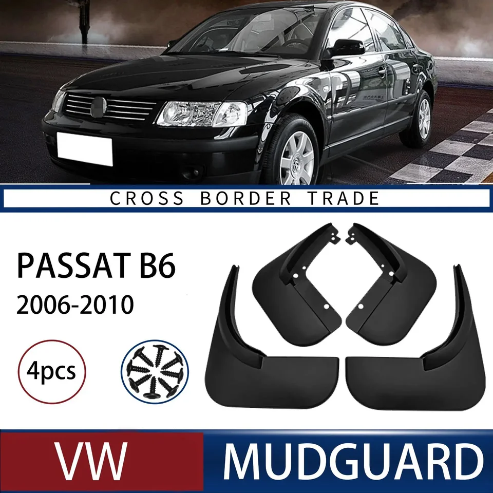 Pre Volkswagen Passat Passat B5 6 z roku 2006 do roku 2010 Mudguard Mudflaps predné zadné žiarovky striekajúcej gardy pokrývajú vozidlo Accessoie