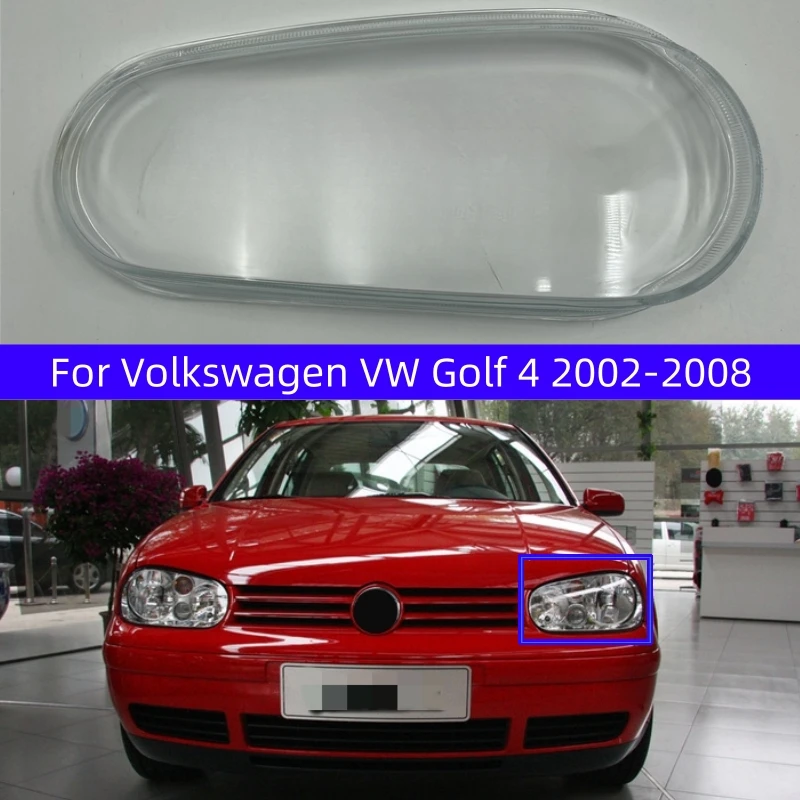 Pre Volkswagen VW Golf 4 2002-2008 Ovŕta svetla svetlometový plášť TRESTRArent LAMPHADE LASHADE Zľava/pravý sklo objektívu