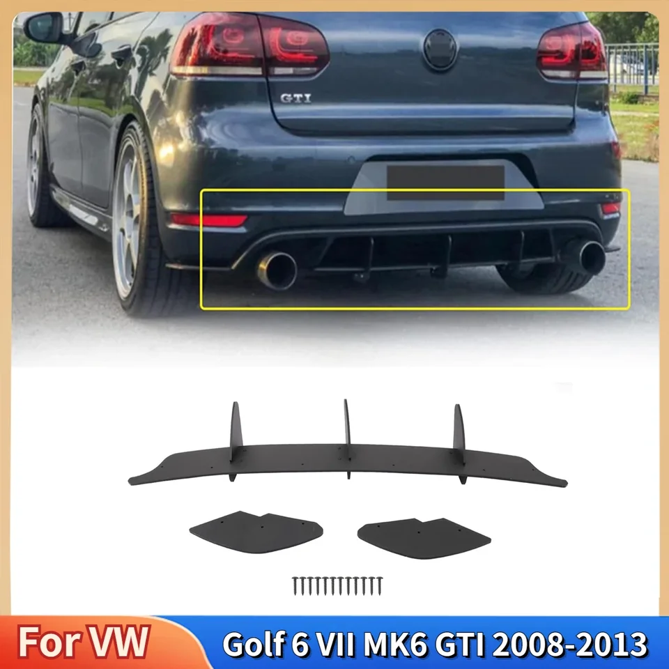 Pre Volkswagen VW Golf 6 VII MK6 GTI Car Auta Zadný spojler Zadný nárazník strecha pier rozptyľovača rozptyľovač valičového valenia Spoiler BodyKit Príslušenstvo