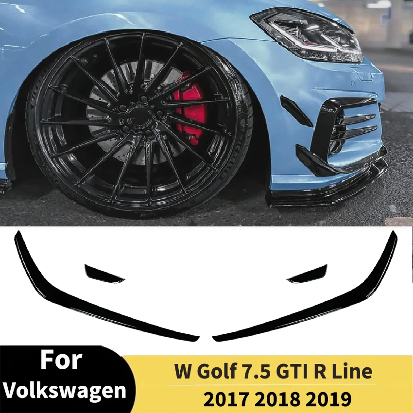 Pre Volkswagen VW Golf 7.5 GTI R Line 2017 2018 2019 Predný nárazník automobilu Vzduch Air Vzdiv
