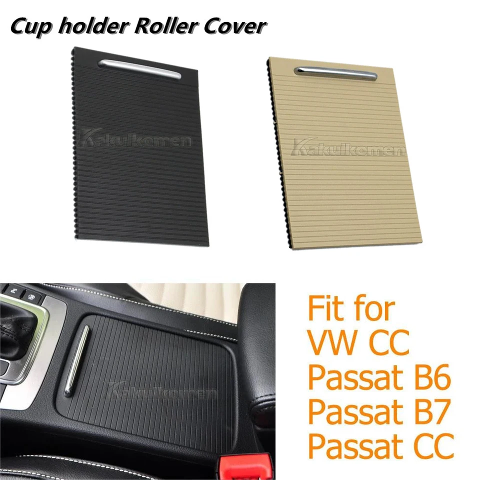 Pre Volkswagen VW Magotan B6 B7 / Passat CC 2008-2016 Predné stredové koncentrácie automobilu Console Sliding Runafters Cup Držiteľ slepý kryt valca