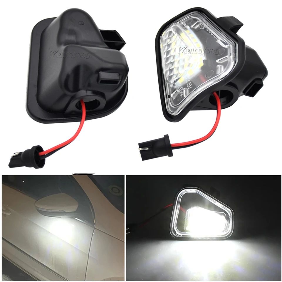 Pre Volkswagen Vw Passat EOS CC Scirocco Jetta LED Puddle Bulb pod bočným zrkadlom svetlo
