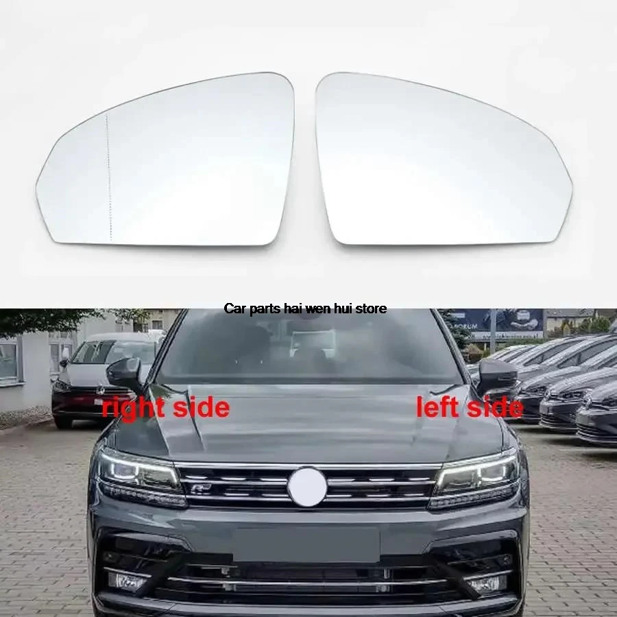 Pre Volkswagen VW Tiguan L / Tharu 2019 2020 2021 2022 Zrkadlové šošovky automobilov Vonkajšie bočné bočné reflexné sklenené zahrievanie sklenených šošoviek