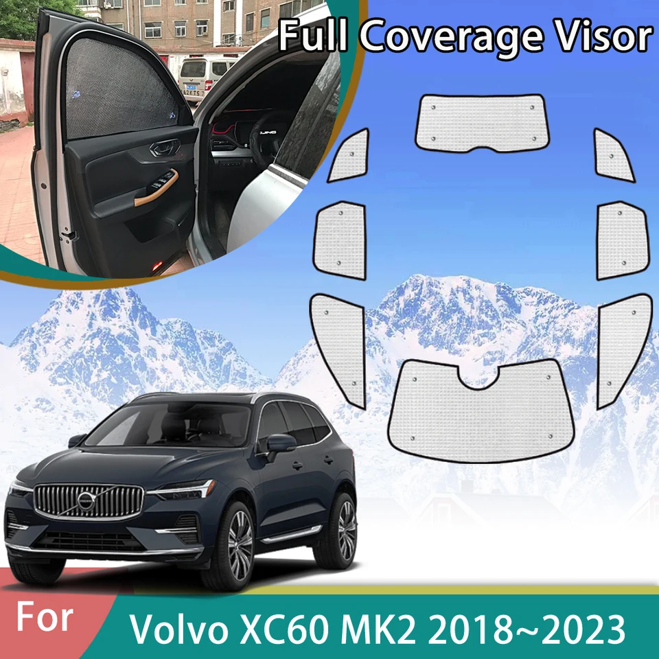 Pre Volvo XC60 2018 2019 2020 2021 2022 2023 Auto Plný dáždnik