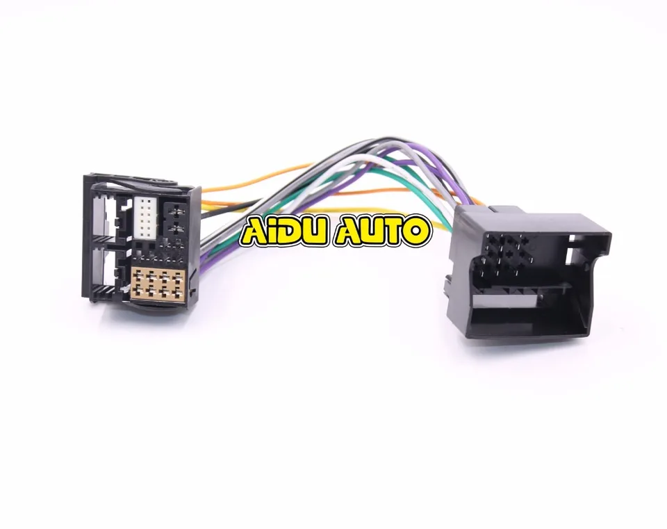 Pre VW 2003 až 2015 MQB to PQ Inštalácia RCD330 plus MIB DIS Pro Radio MIB STD2 PQ + PQ na MQB MIB 2 UPDALNÝ RADIO Adaptér