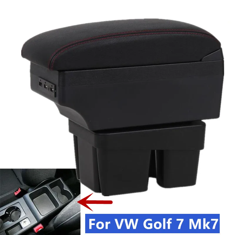 Pre VW Golf 7 MK7 NAPKATNÁ BOX GOLF 7 MK7 2013 2014 2015 2016 2017 2017 CENTRÁLNA SKLADOVÁ KOMORIKA S DOBROVATEĽNOSTI S POSLEDNÝM KOMPEZPEČNOM