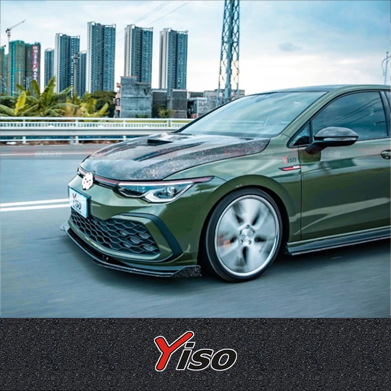 Pre VW Golf 8 GTI Volkswagen Golf 8 modifikovaná aerodynamická súprava na prednú pery Yiso Yiso
