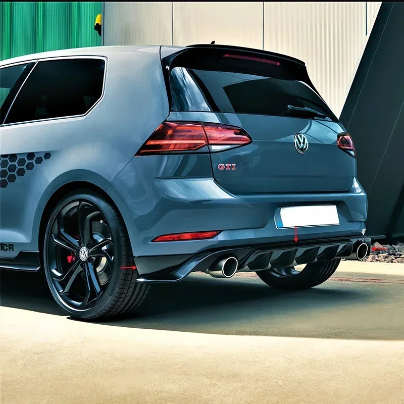 Pre VW Golf MK7 Golf 7 GTI GTD R R-Line TSI TDI 2012-2020 TCR Style VALANCE CAR CAR AURNÁ DIFUSER