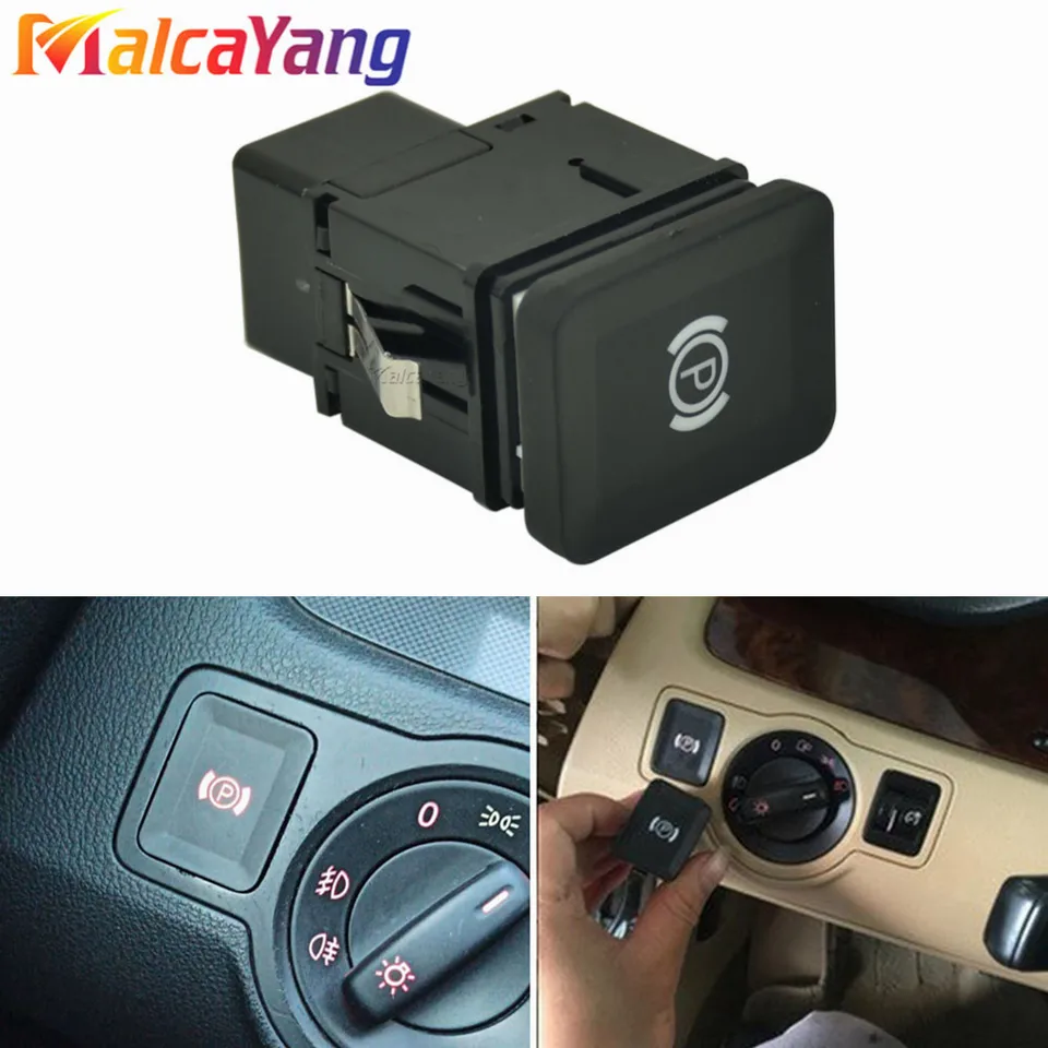 Pre VW Passat B6 2006-2009 CC 2008 - 2011 Elektronický prepínač ručnej brzdy Brzdenie 3C0927225 3C0927225C