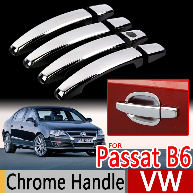 Pre VW Passat B6 Chrome Cover Covers Sada sada 4ks Volkswagen Mk6 2005-2010