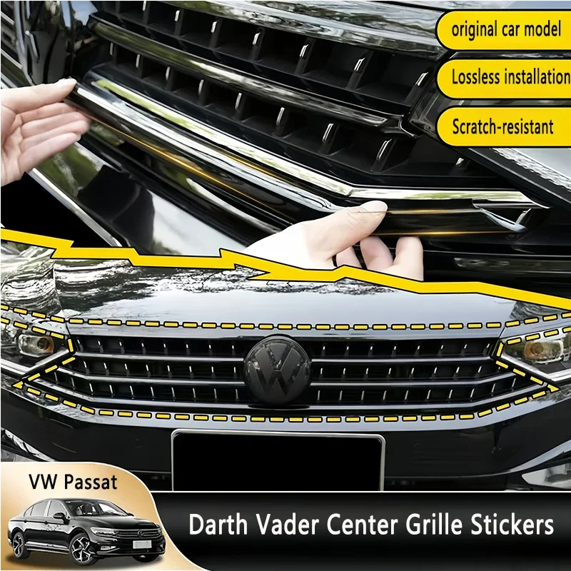 Pre VW Passat B8 facelift 2019-2023 Predný nárazník Stredová mriežka mriežky gril