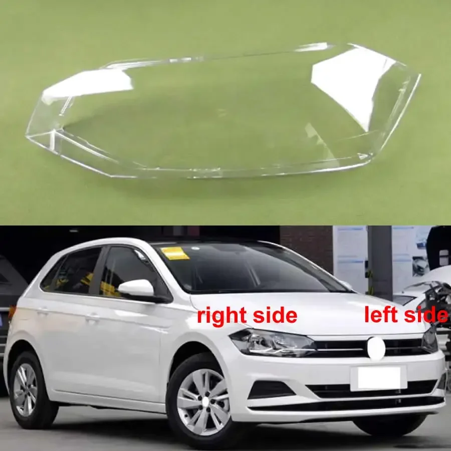 Pre VW Polo Plus Hatchback 2019 2020 2021 Predný svetlometový krycí kryt shellovej šošovky Vymeňte pôvodnú lemovku lemov