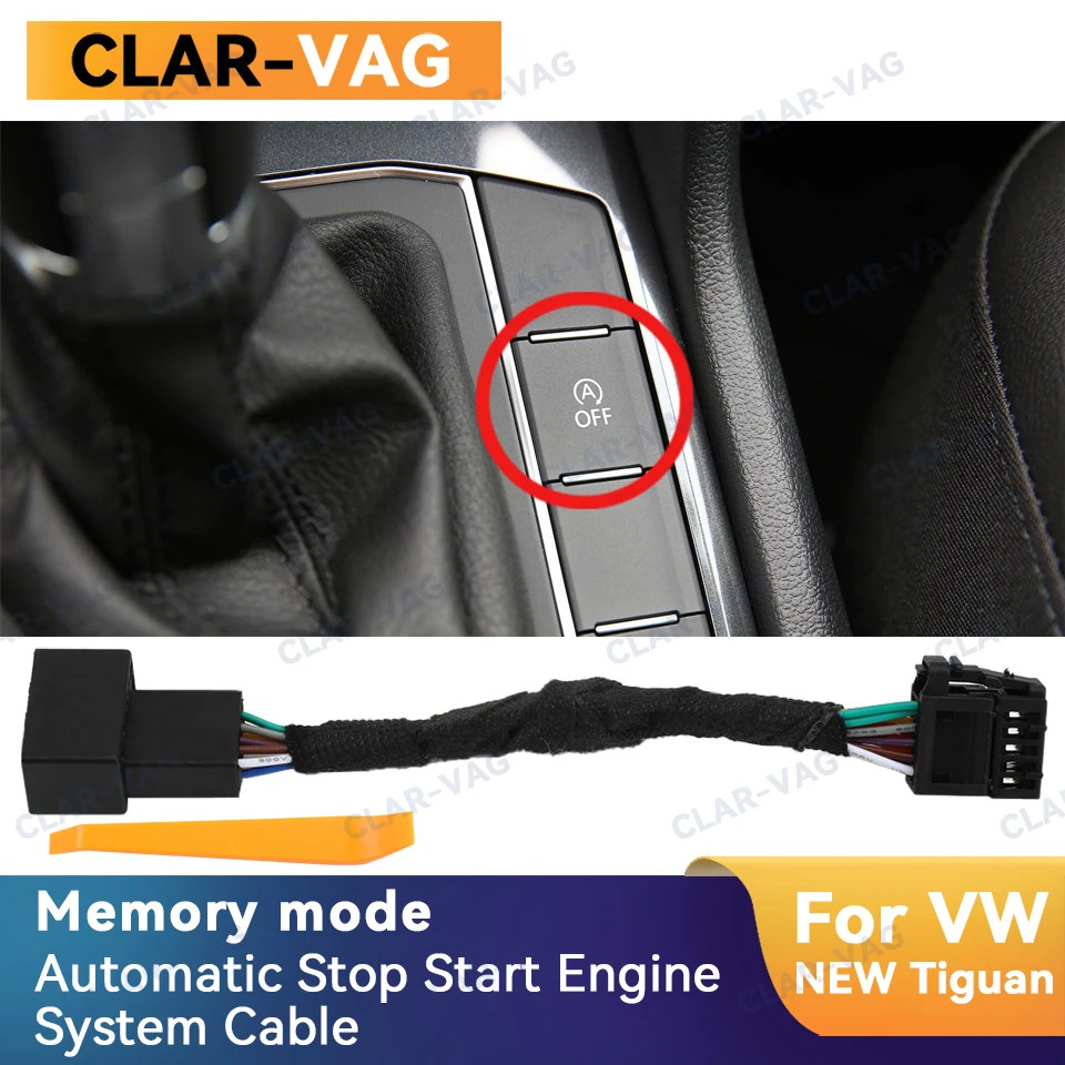 Pre VW Sharan Old Tiguan Automatic Stop Stop Motor System Off Eliminator Stop Stop Stop Canceller Plug kábel iba pamäťový režim