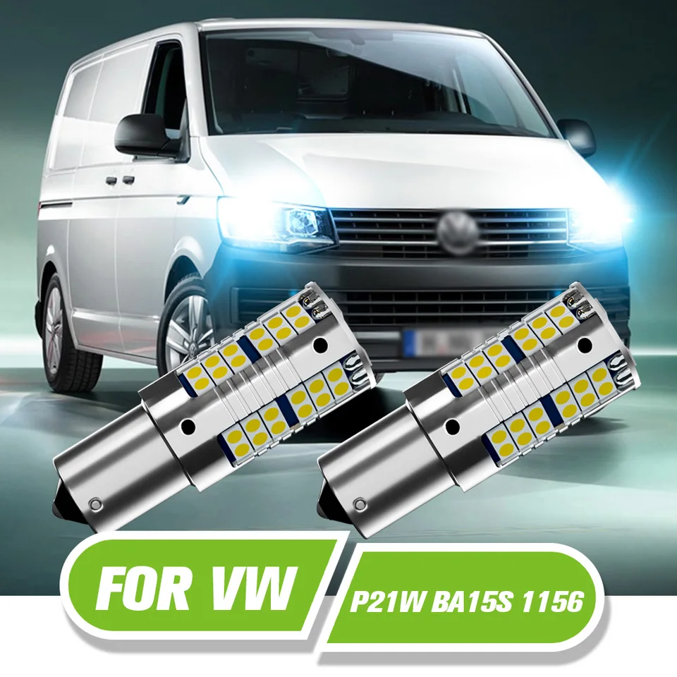 Pre VW T5 T5.1 T6 Transporter LED denné svetlo P21W BA15S 1156 2ks DRL Príslušenstvo