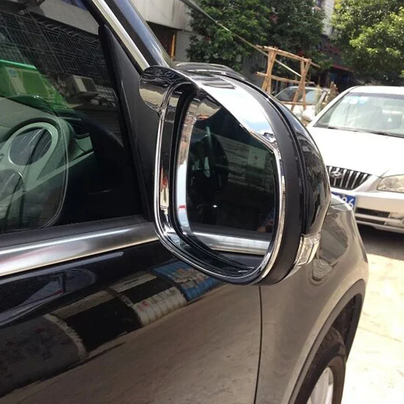 Pre VW Tiguan MK1 2009-2016 ABS Chrome Chrome Mirror Rain Dažďové obočie Sunny Priečový kryt automatické výrobky Oprava príslušenstva