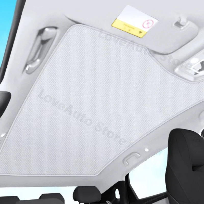 Pre VW Tiguan MK2 2017-2021 Automobilový kryštál Strešné okružné záclona Závretie tepelného štítu Strecha Služba Sunkreen Plate Príslušenstvo