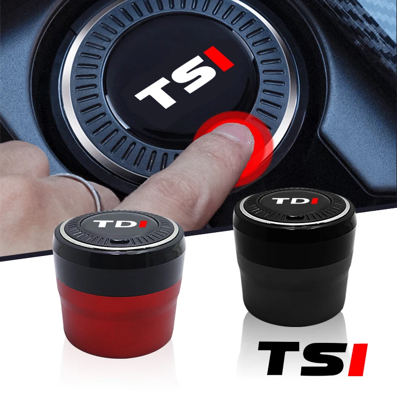 pre VW Volkswagen TDI TSI Golf Passat Jetta Kombi Touareg Tiguan Polo Amarok vydáva auto Ashtray Cenicero Car Car