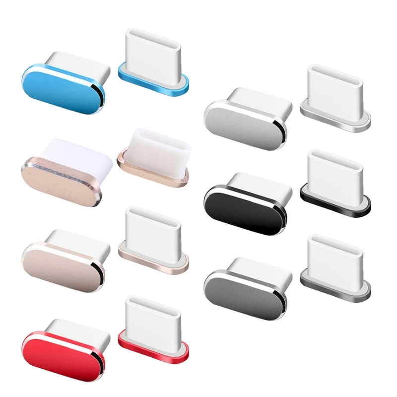 Pre všetky porty typu C prach odolné voči prachovým dielom pre tablet Smartphone Universal Hliník typu C prachová zástrčka