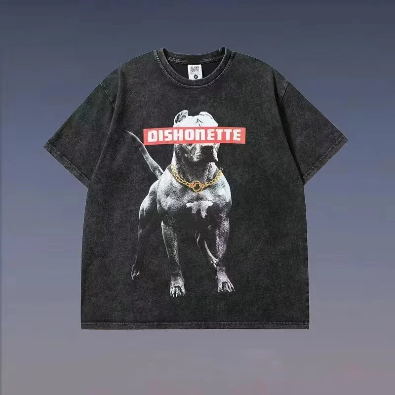 Pre všetkých psov Nový album Drake T tričko Vintage umývaný nadrozmerná anime mágia a svaly tričká 100 bavlnených mužov Dámske oblečenie