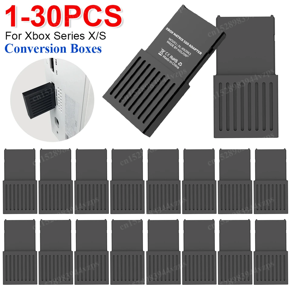Pre Xbox Series X/S Externá konverzná konverzná konverzná konverzná konverzia piska M.2 NVME 2230 SSD Expansion Card Case podporuje PCIe 4.0