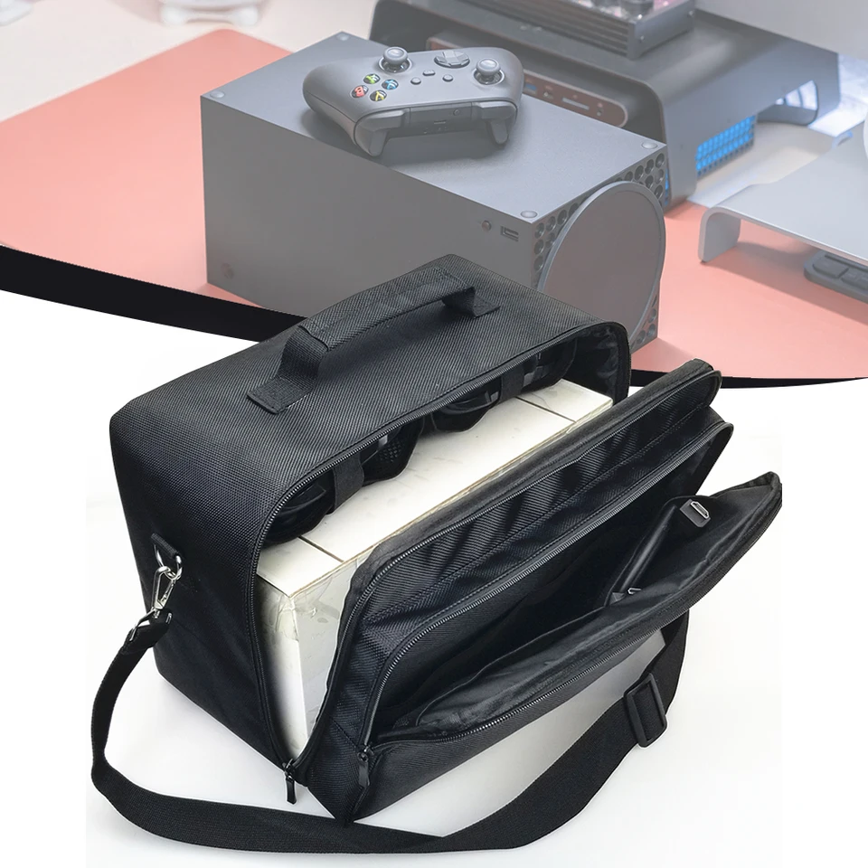 Pre Xbox Series X/S prepravné puzdro Vodotesné prenosné vrecko Anti-Scratch Cestovné puzdro pre radiče konzoly a ďalšie príslušenstvo