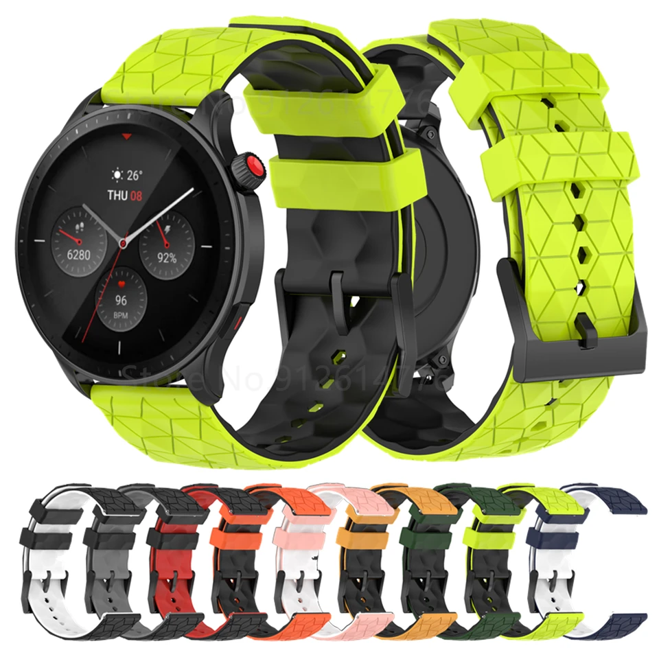 Pre Xiaomi AmazFit GTR 4 3 PRO 2E 2 Nový pásový remienok pre inteligentné hodinky pre AmazFit GTS 4 2 MINI BIP U 3 Pro popruh mäkký silikónový náramok