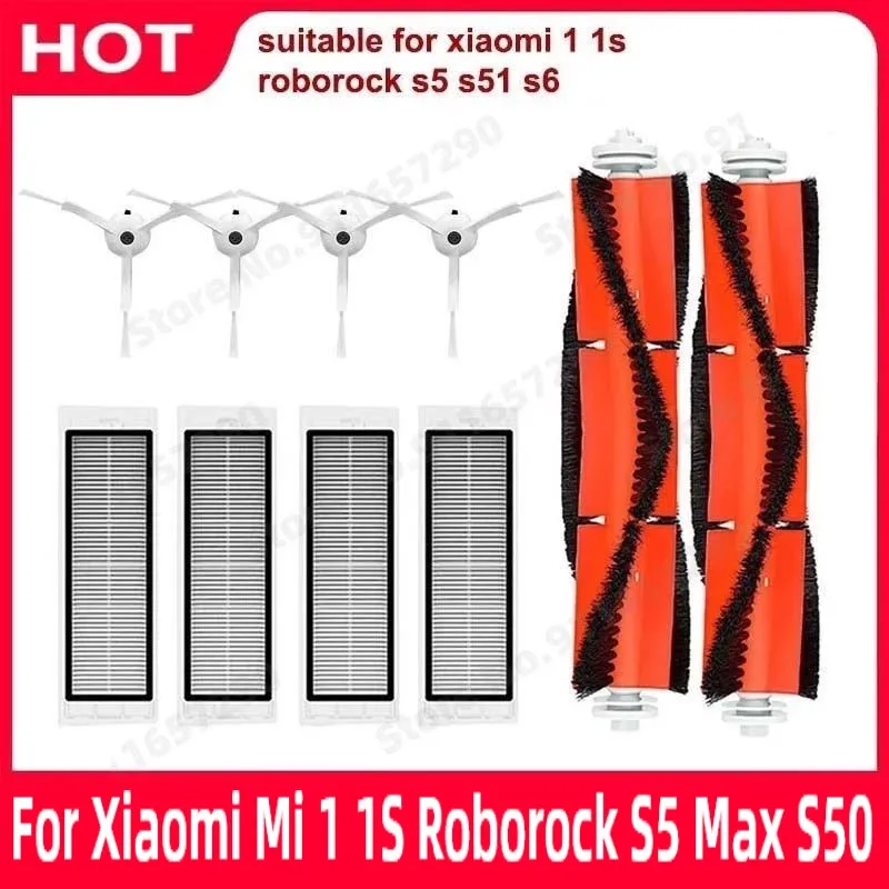 Pre Xiaomi Mi 1 1S Roborock S5 max S50 Mijia vysávač Hepa Filter Hlavná kefka Side Brush Robot Vysávač
