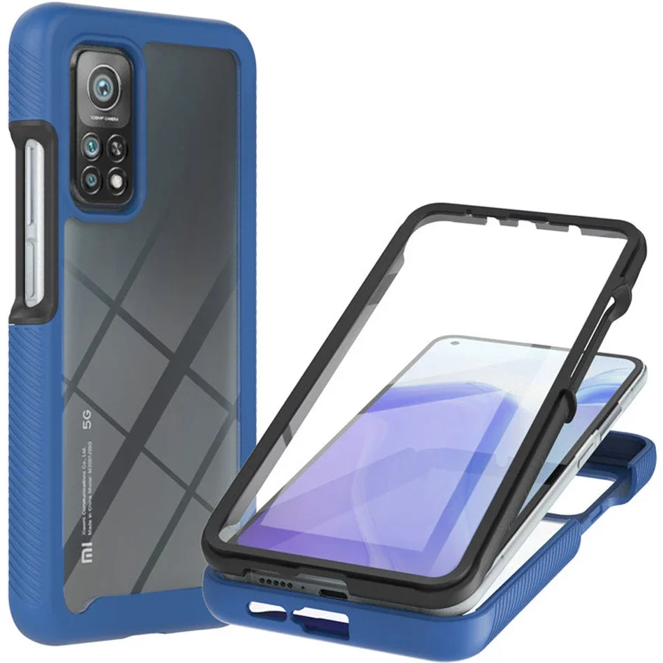 Pre Xiaomi Mi 10T Pro 5G Armour Case Pet Film 360 Chráňte krytie pre Xiaomi 13T Pro Transparent Case Mi10T Mi 13T 10 T Pro Funda