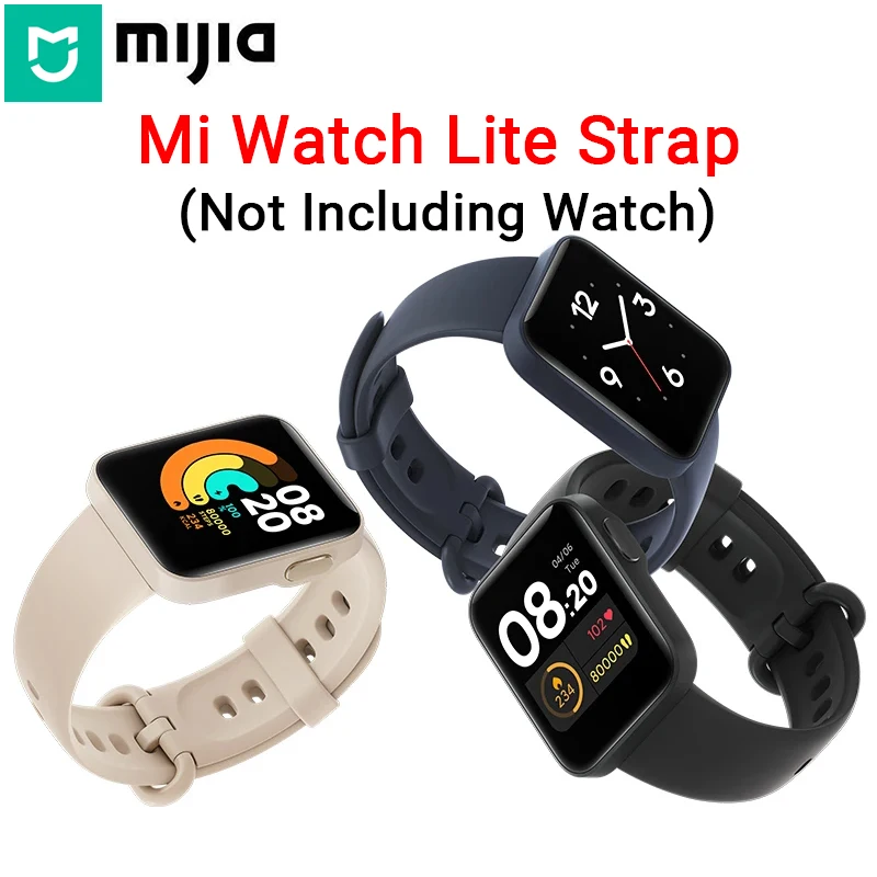 Pre Xiaomi Mijia Watch Lite Silikone Wrist remienok remienok na náramok hodinky pre Redmi Watch 2 s výnimkou hodiniek Mi Strap