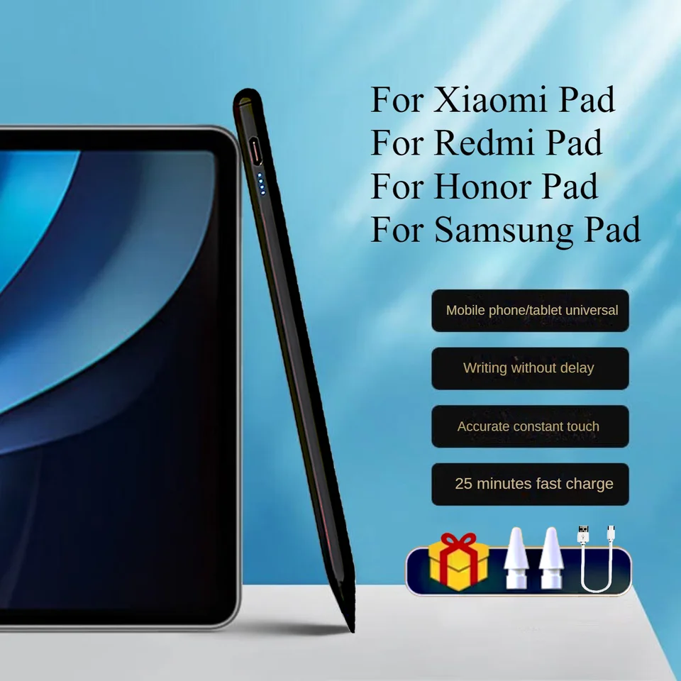 pre Xiaomi Pad 6 5 pero pero pre samsung podložku bez naklonenia odmietnutia dlane, pre cti Vivo Pad pre všetky tablety Android Tablet Pero Pen