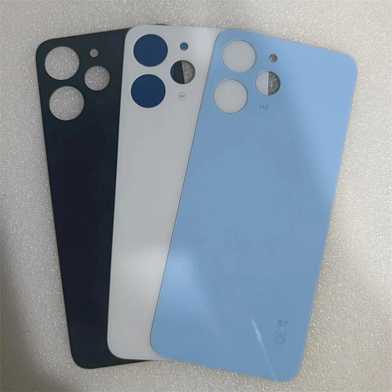 Pre Xiaomi Redmi 12 4G 23053RN02A kryt batérie zadný sklenený panel Zadný kryt dverí Oprava dielov Vymeňte diely