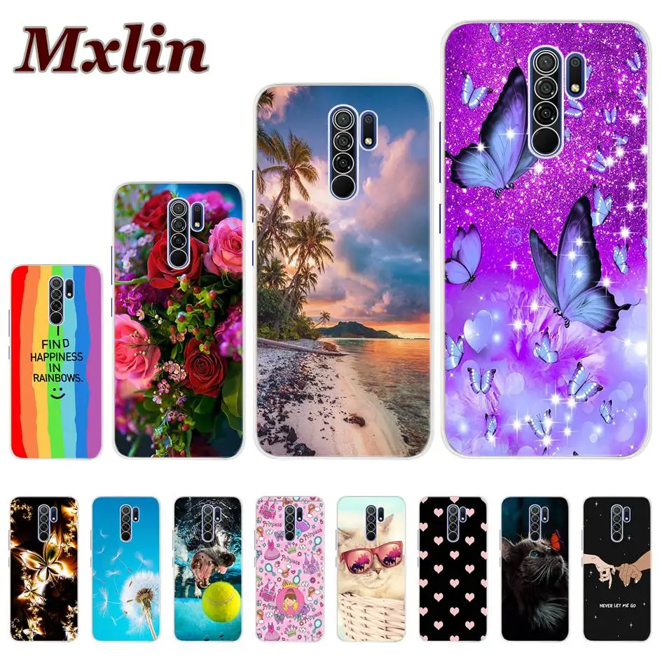 Pre Xiaomi Redmi 9 Case Cover Cover Smusproof Coque pre Xiomi Redmi 9 Redmi9 Cover Fundas Silikone Soft Case pre Xiaomi Redmi 9 Case