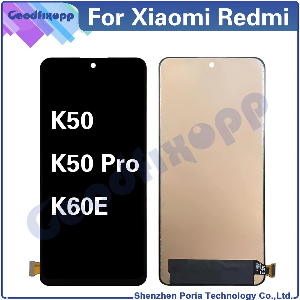 Pre Xiaomi Redmi K50 Pro / K60E LCD Display Display Digitalizátor Digitalizátora pre výmenu opravných dielov K50PRO