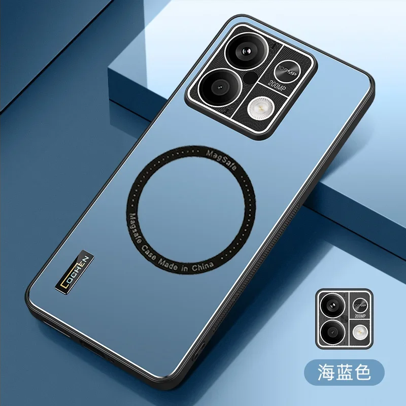 Pre Xiaomi Redmi K60 Ultra Note 13 Pro Plus Poco F5 Pro Case Tvrdý kovový matný magnetický šošovkový chránený puzdro zadného krytu