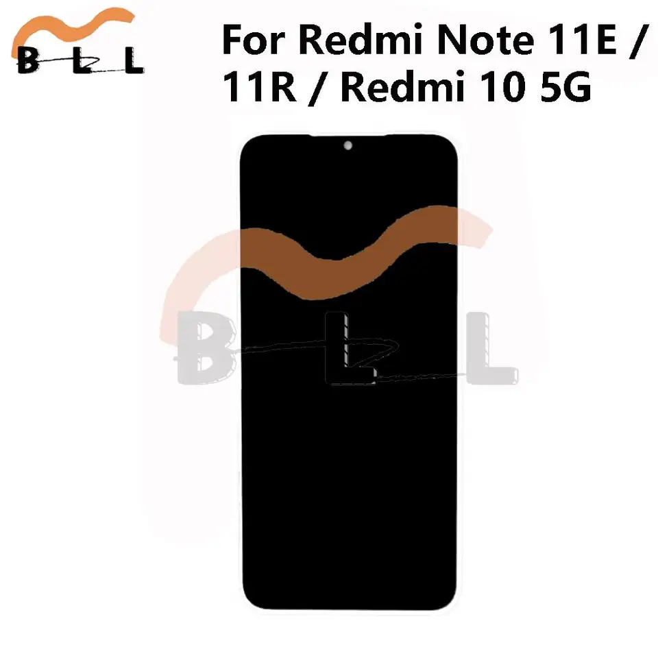 Pre Xiaomi Redmi Poznámka 11E/11R LCD DISPITIZAT DIGITIZERIZÁCIA DOPRAVNÝ PANEL DOPLATNÝ PANEL A PRÍSLUŠENIE REDMI 10 5G Opravy