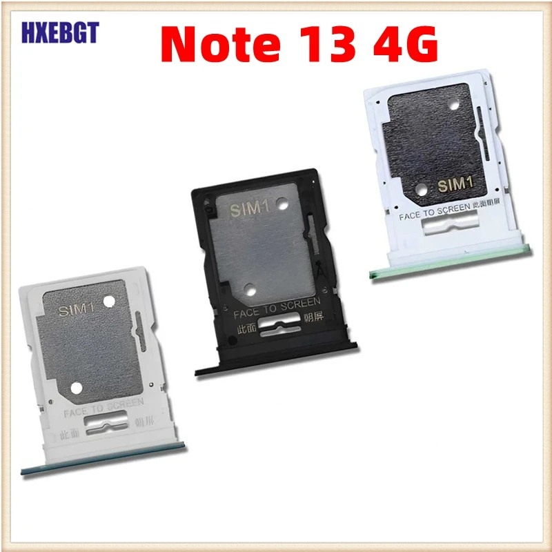 Pre Xiaomi Redmi Poznámka 13 4G 23129RAA4G, 23124RA7EO DUAL SIM CARD TRAY SIM SIM CARD DOPLNKA SIM SIM STEM Držiak na náhradné diely