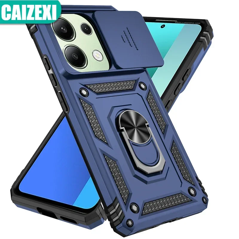 Pre Xiaomi Redmi Poznámka 13 PRO 4G CASE CASE COMER CAMER Camera Protector ARMOR KRÁĽOVÝ PRÍRUČKA PRÍPRAVA PRE REDMI POZNÁMKA13 POZNÁMKA 13PRO 4G