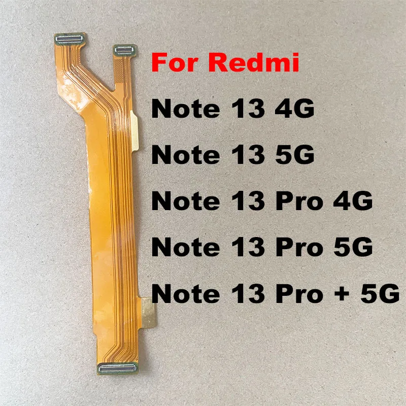 Pre Xiaomi Redmi Poznámka 13 Pro + Plus 4G 5G FPC Hlavná doska LCD LCD konektor Flex Cable Matky Výmena