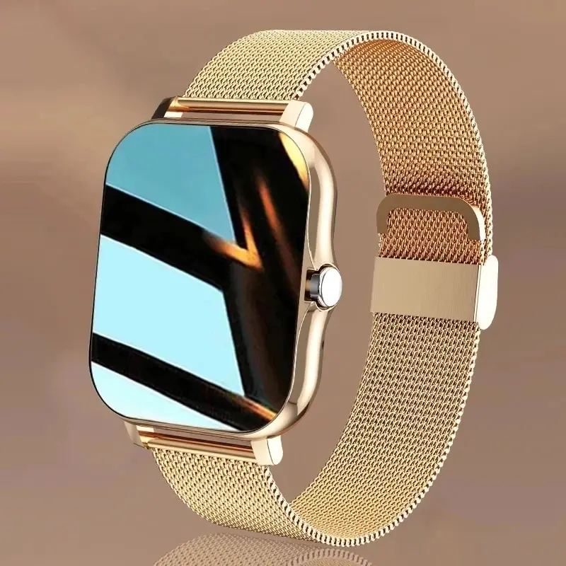 Pre Xiaomi Samsung Huawei Android Phone Color Color Color Plno Touch Custom Dial Smart Watch Women Bluetooth Call