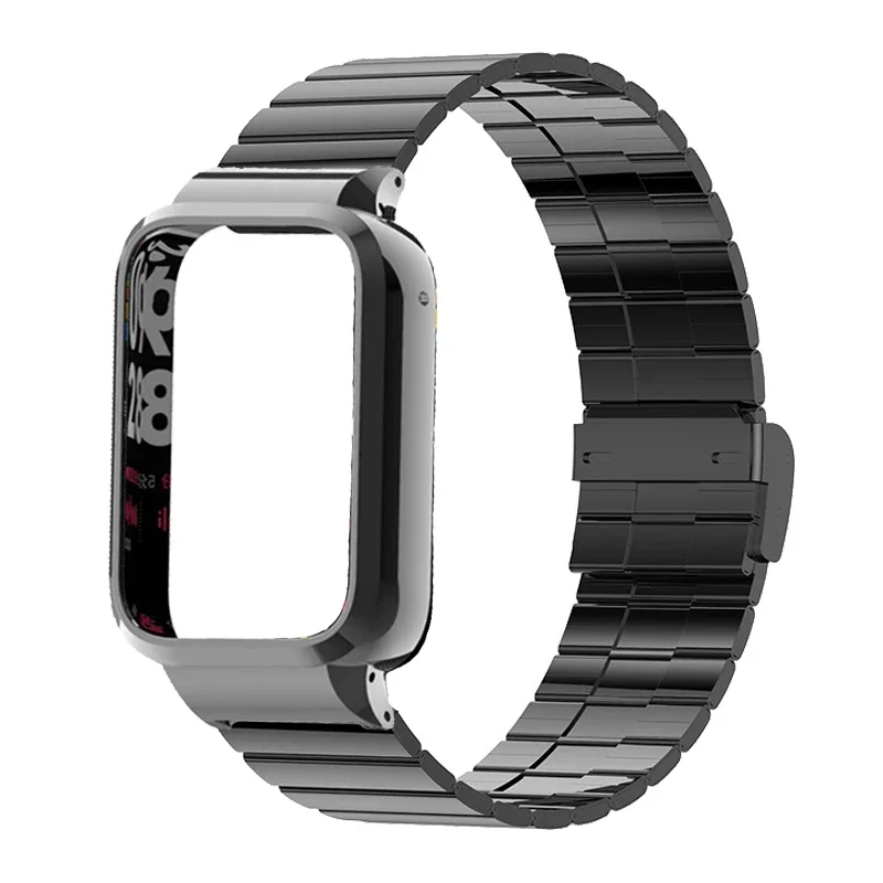 Pre Xiaomi Smart Band 9 Pro Strap Purp Chráni pre Mi Band 9 Pro Creadless Steel WatchBand pre Xiaomi Band 9Pro Metal Bracelet