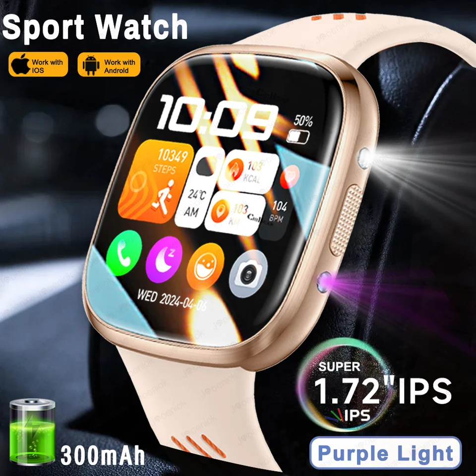 Pre Xiaomi Smart Watch Darček LED baterka LED 1,72 
