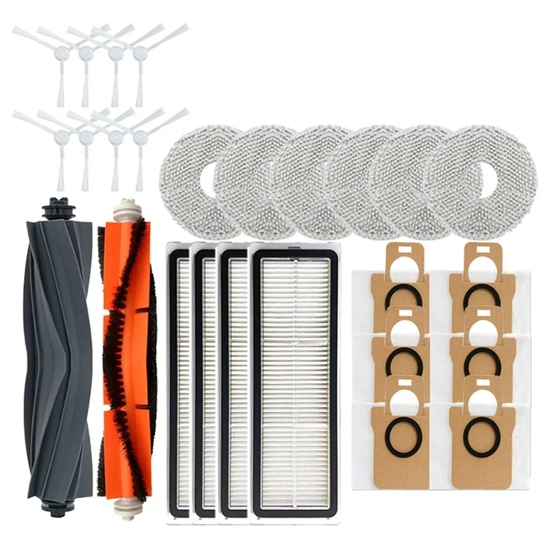 Pre Xiaoml Mijia omni 1s B101cn robot x10+ pre Dreame L10S Ultra / S10 Pro Splatné diely hlavné bočné kefové filtrové handrium mop mop